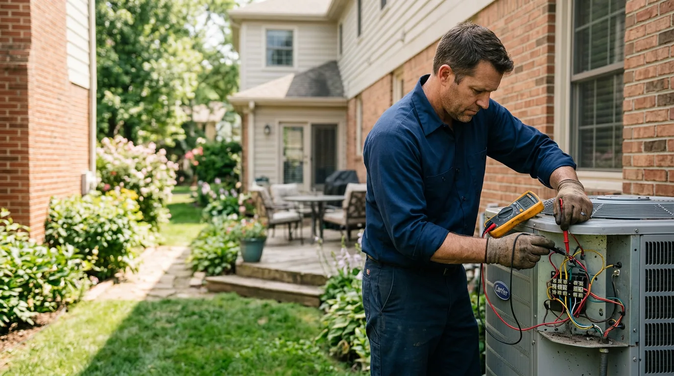 HVAC technician working near Bellwood, NE